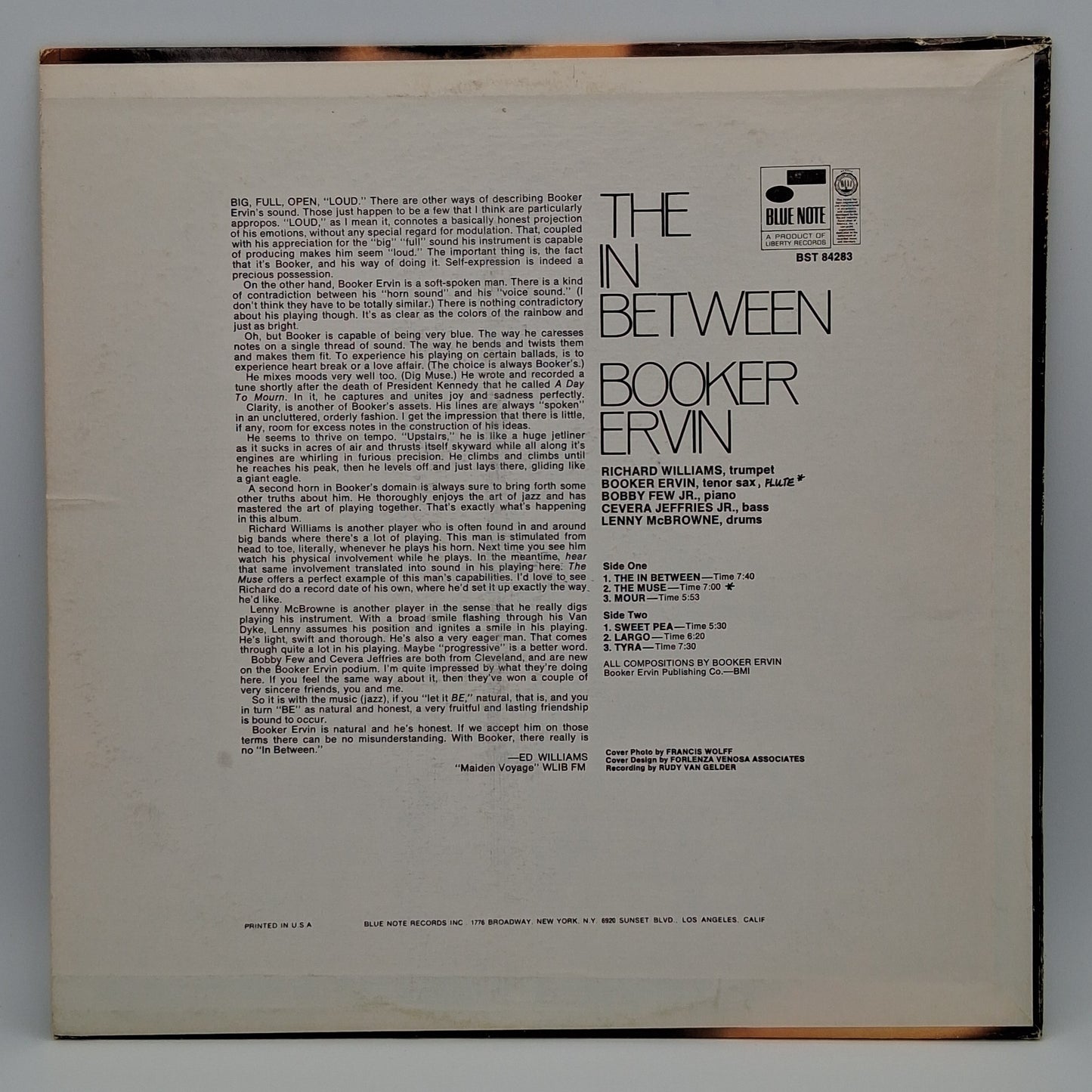 Booker Ervin – The In Between