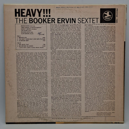 The Booker Ervin Sextet – Heavy!!!