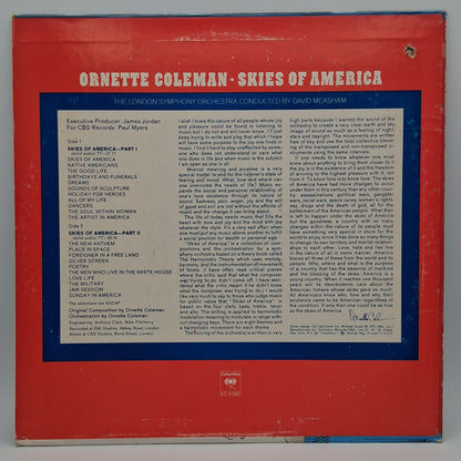 Ornette Coleman, The London Symphony Orchestra Conducted By David Measham – Skies Of America