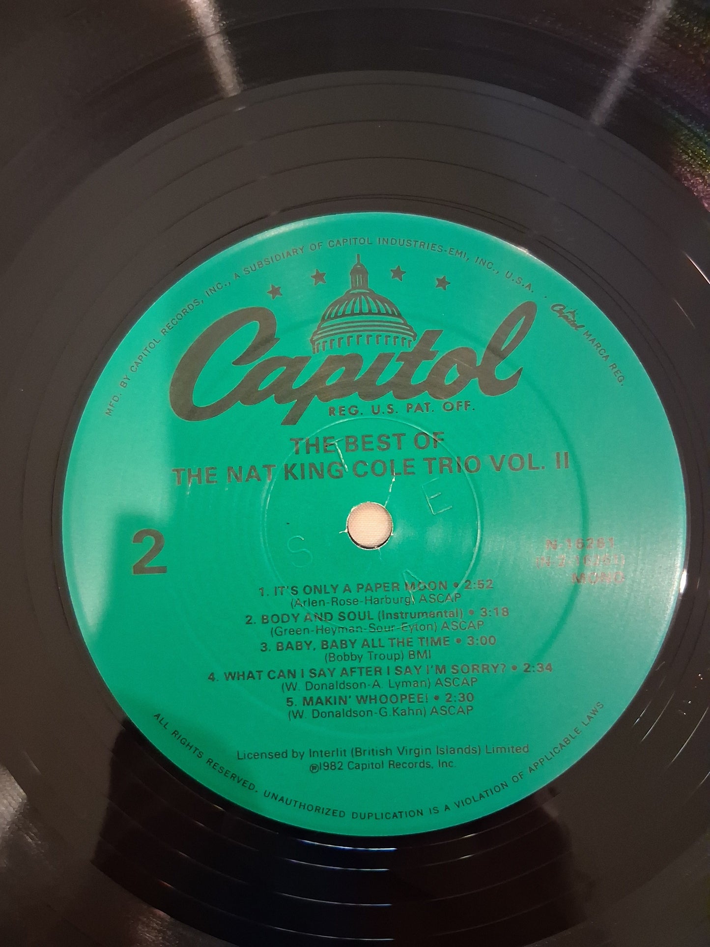 Nat King Cole – The Best Of The Nat "King" Cole Trio Volume 1