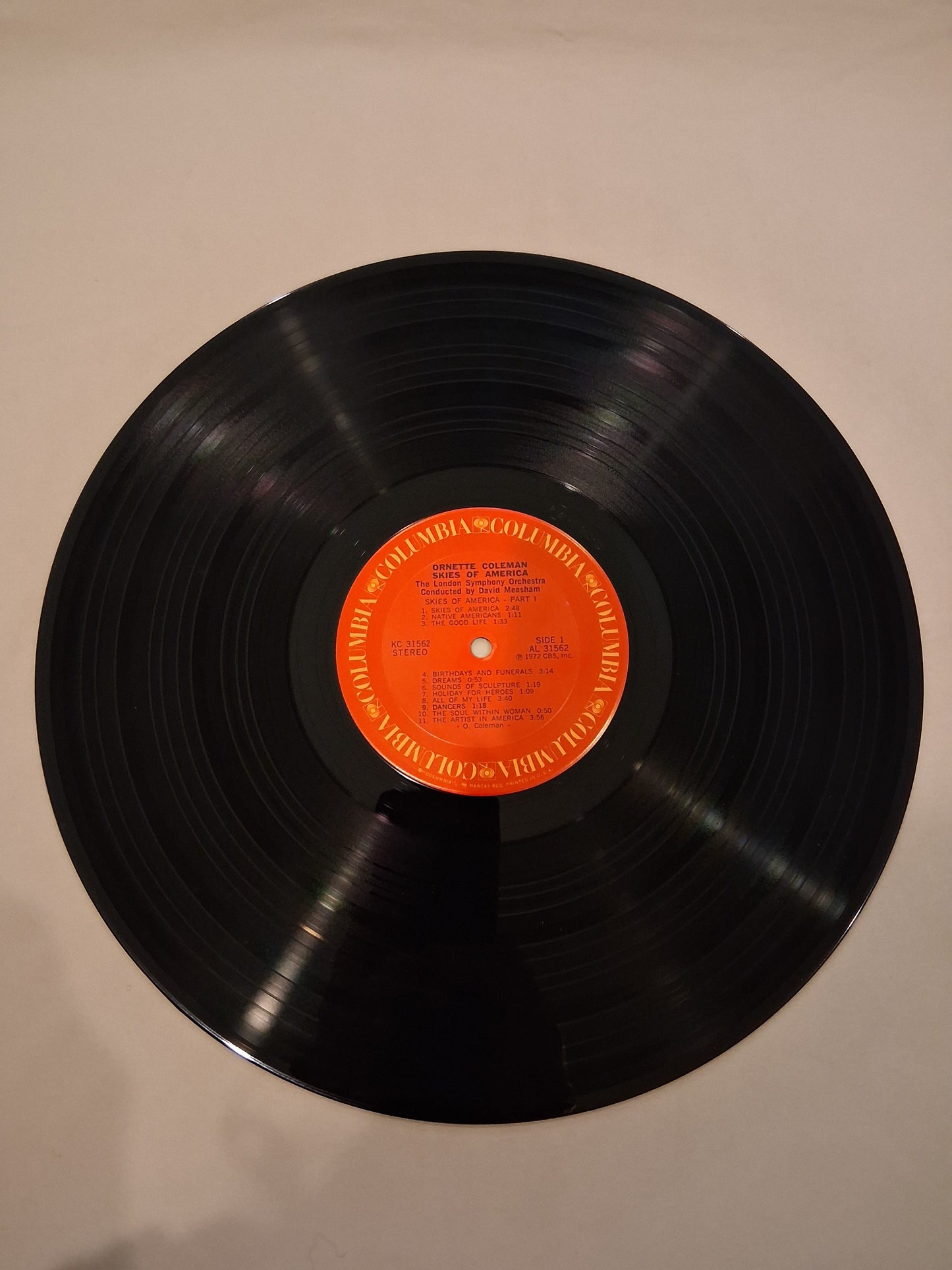 Ornette Coleman, The London Symphony Orchestra Conducted By David Measham – Skies Of America