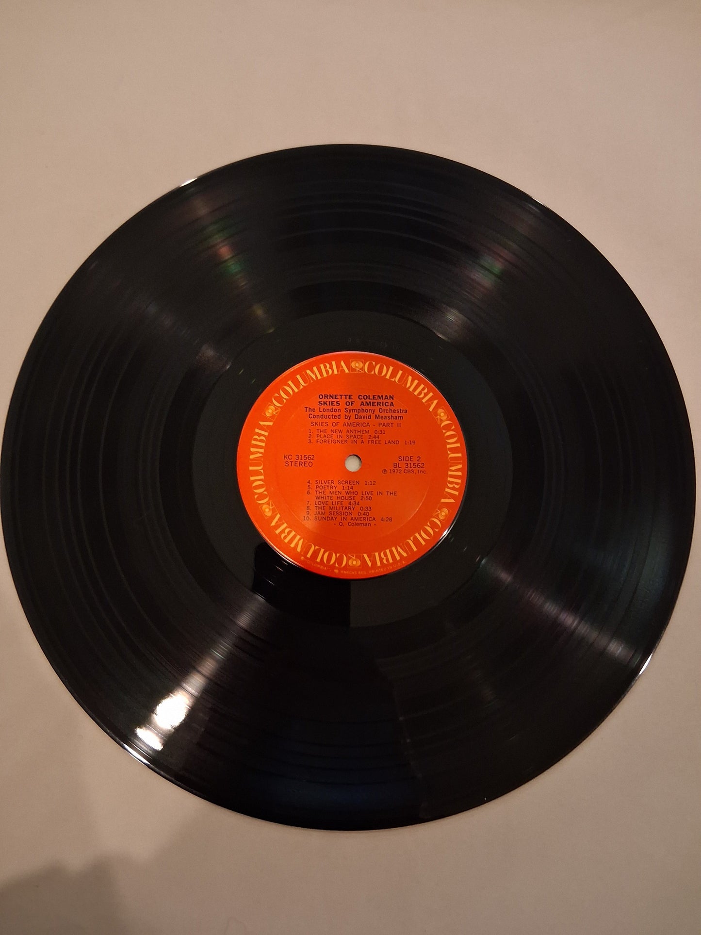 Ornette Coleman, The London Symphony Orchestra Conducted By David Measham – Skies Of America