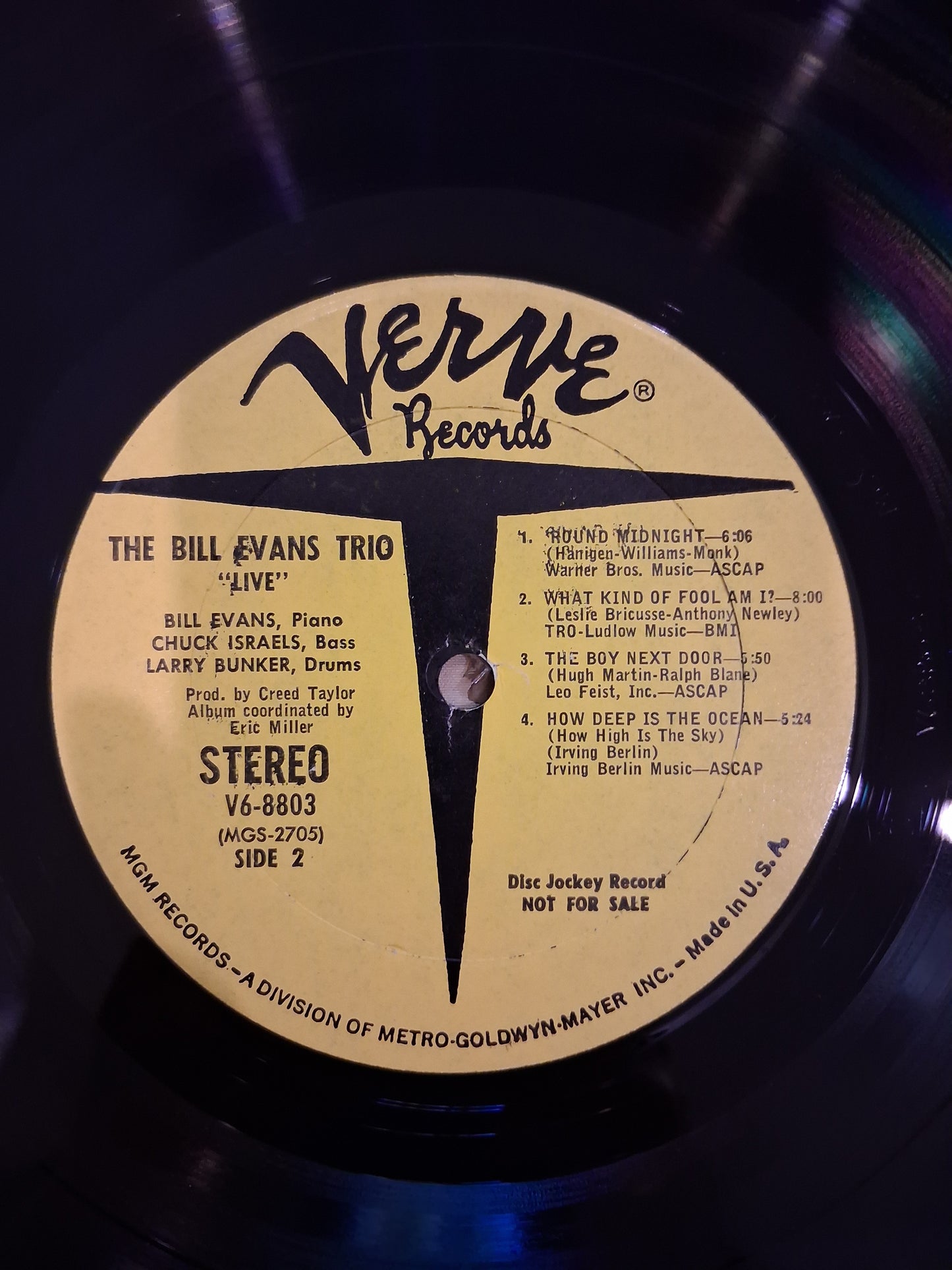 The Bill Evans Trio – "Live"