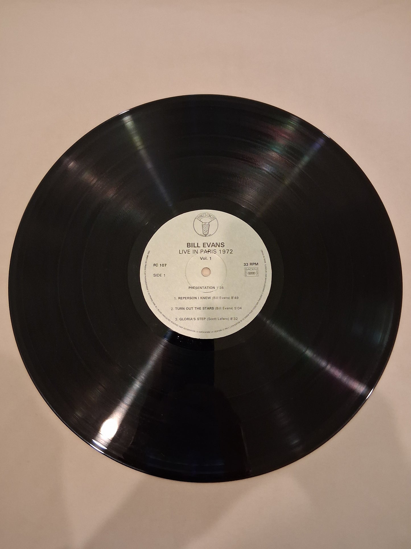 Bill Evans – Live In Paris 1972 Vol. 1
