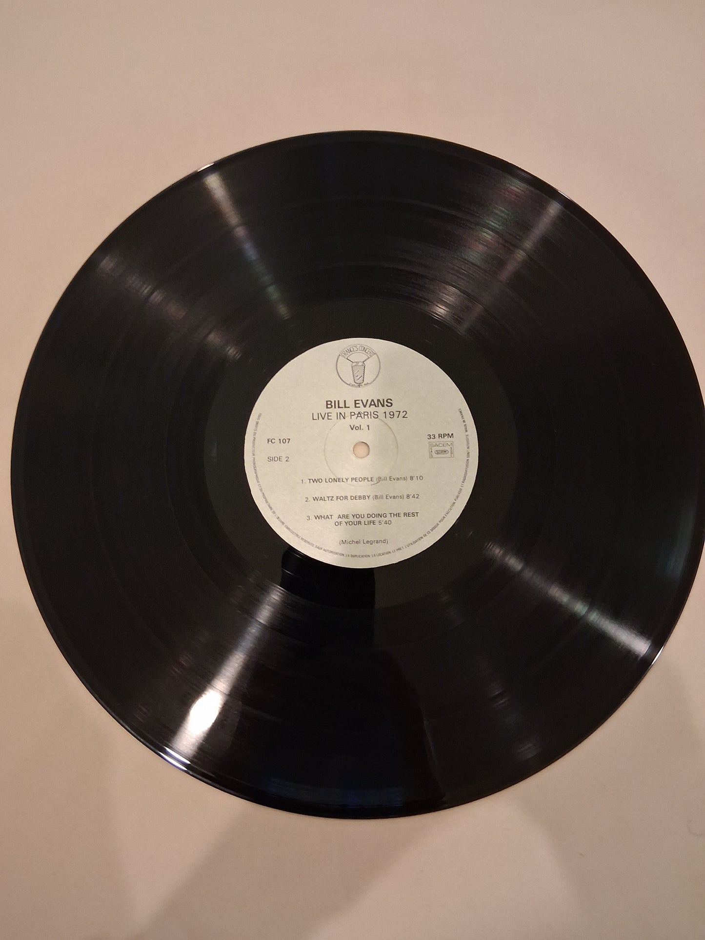 Bill Evans – Live In Paris 1972 Vol. 1