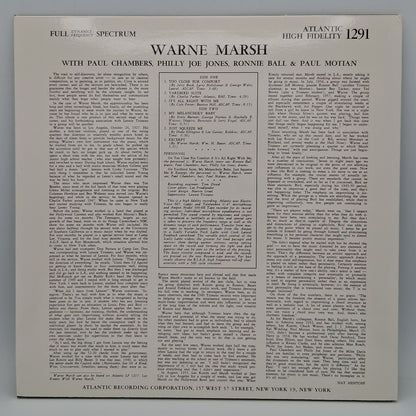 Warne Marsh – Warne Marsh