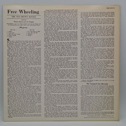 The Ted Brown Sextet Featuring Warne Marsh And Art Pepper – Free Wheeling