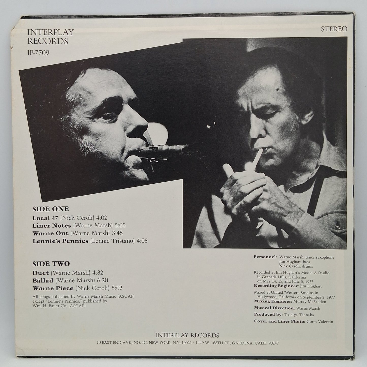 Warne Marsh – Warne Out