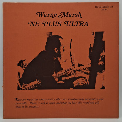 Warne Marsh – Ne Plus Ultra