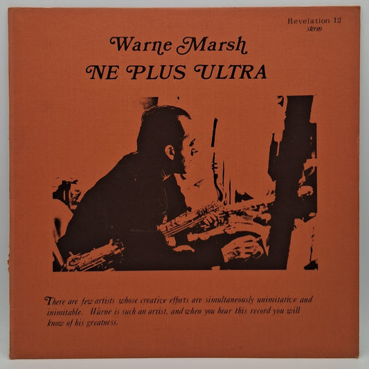 Warne Marsh – Ne Plus Ultra