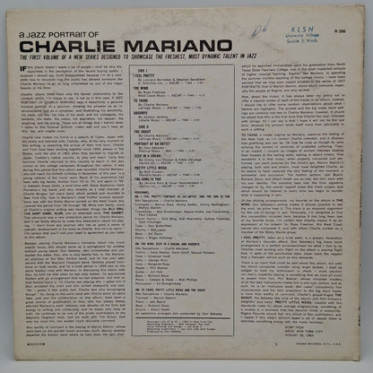 Charlie Mariano – A Jazz Portrait Of Charlie Mariano