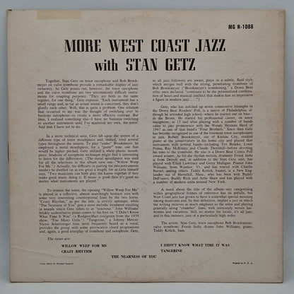 Stan Getz – More West Coast Jazz