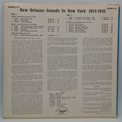 Various – New Orleans Sounds In New York 1924-1926