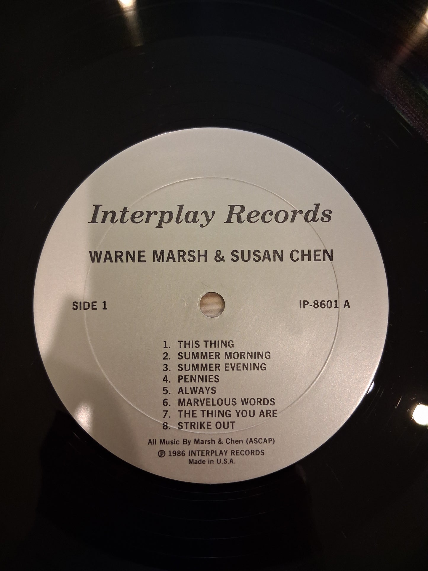 Warne Marsh, Susan Chen – Warne Marsh Susan Chen