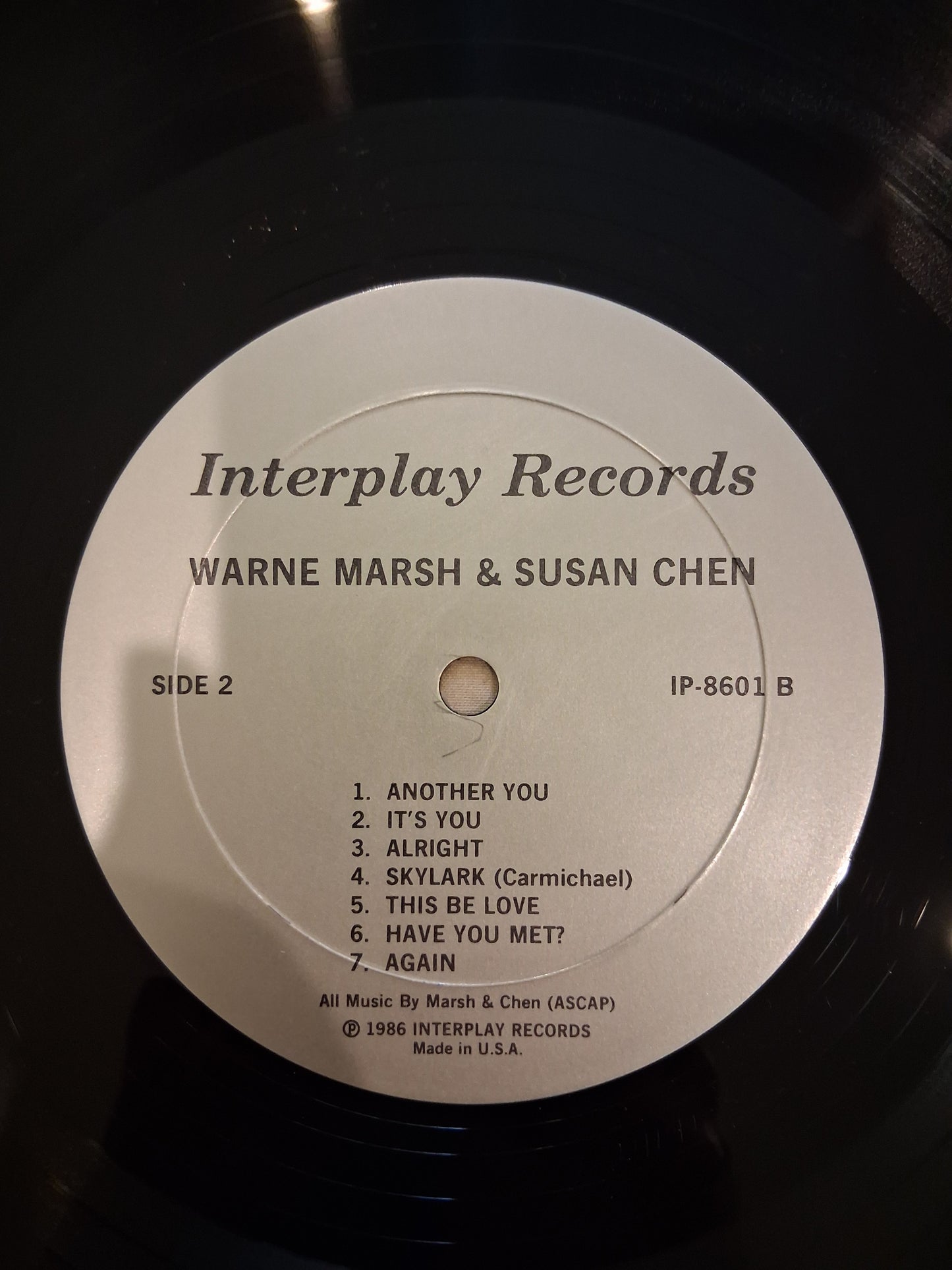 Warne Marsh, Susan Chen – Warne Marsh Susan Chen