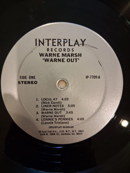 Warne Marsh – Warne Out