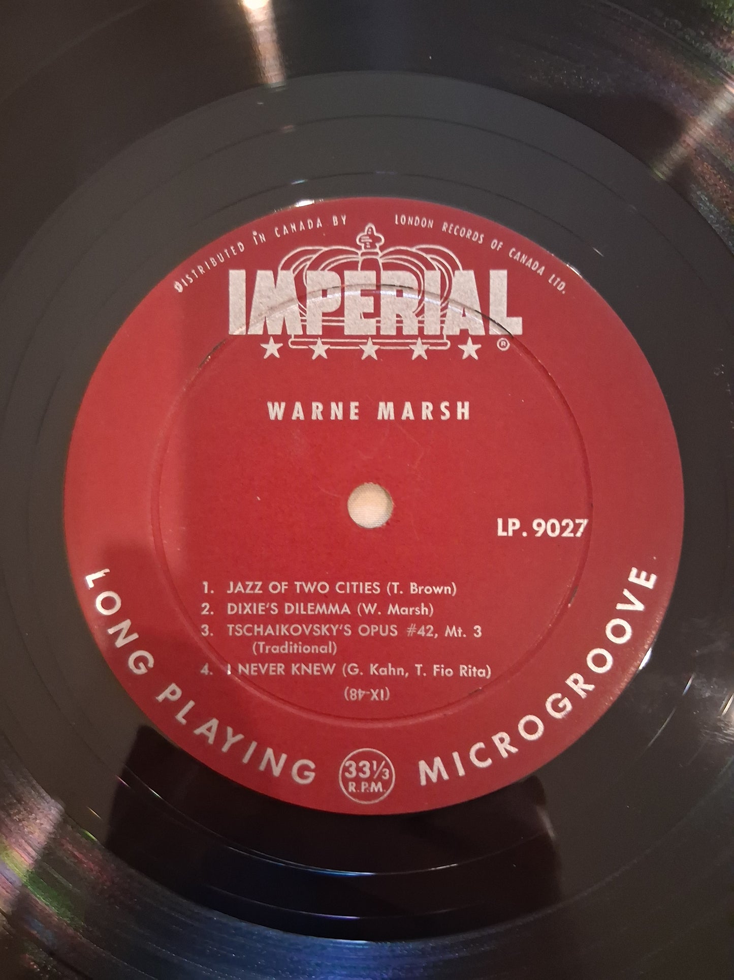 Warne Marsh – Jazz Of Two Cities
