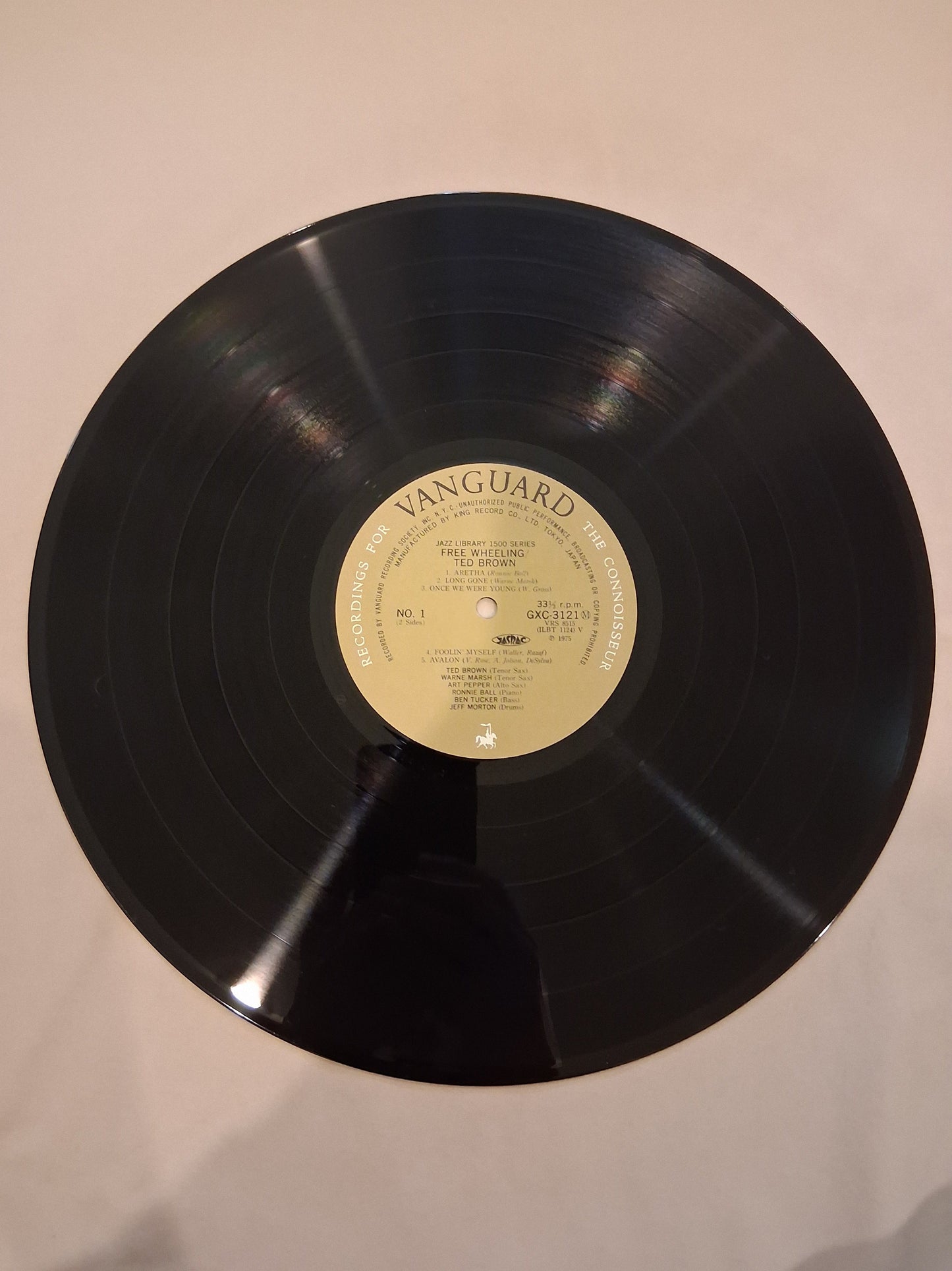 The Ted Brown Sextet Featuring Warne Marsh And Art Pepper – Free Wheeling