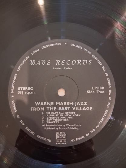 Warne Marsh – Jazz From The East Village