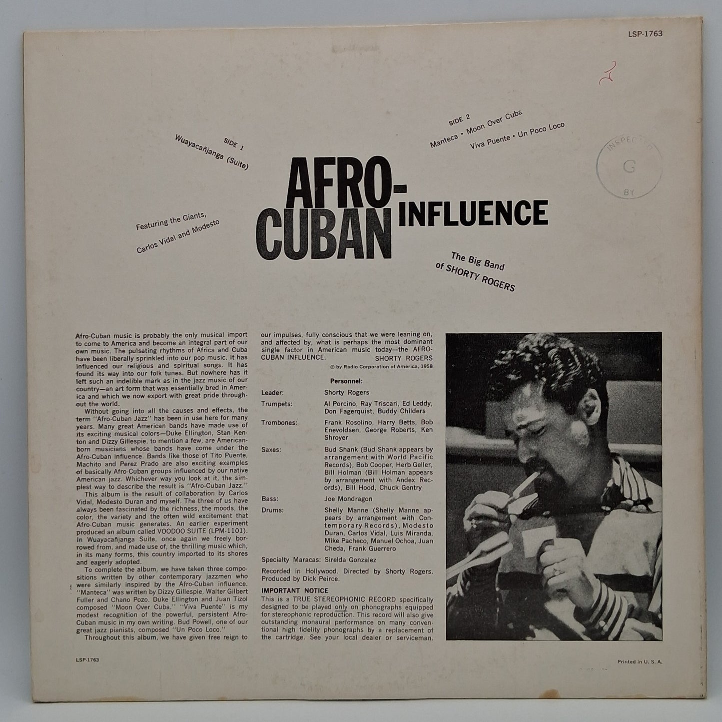 Shorty Rogers – Afro-Cuban Influence