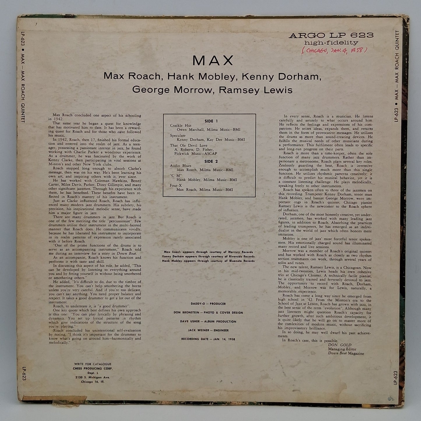 Max Roach Quintette – Max