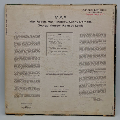 Max Roach Quintette – Max