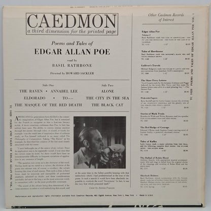 Basil Rathbone Reads Edgar Allan Poe – Basil Rathbone Reads Edgar Allan Poe Volume 1