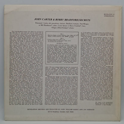 John Carter / Bobby Bradford – Secrets