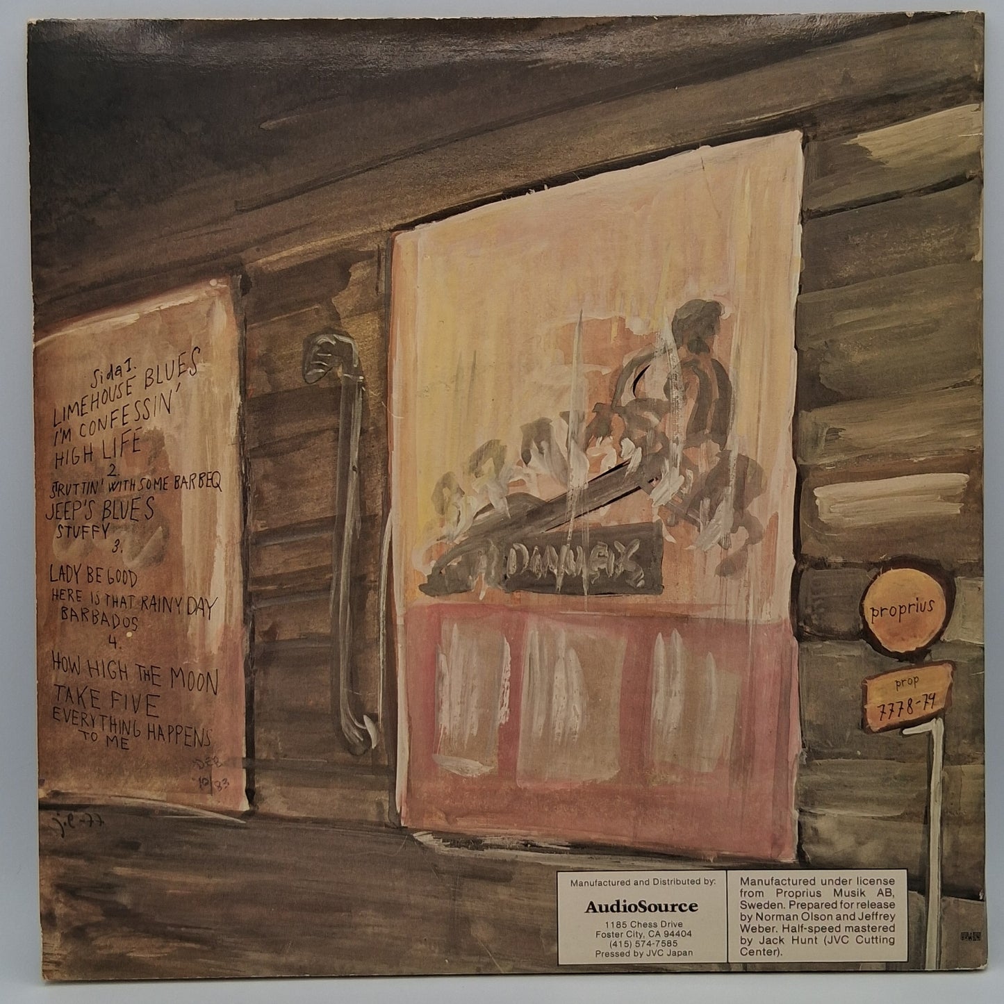 Arne Domnérus, Bengt Hallberg, Georg Riedel, Egil Johansen + Lars Erstrand – Jazz At The Pawnshop