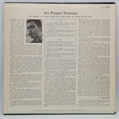Art Pepper – Intensity