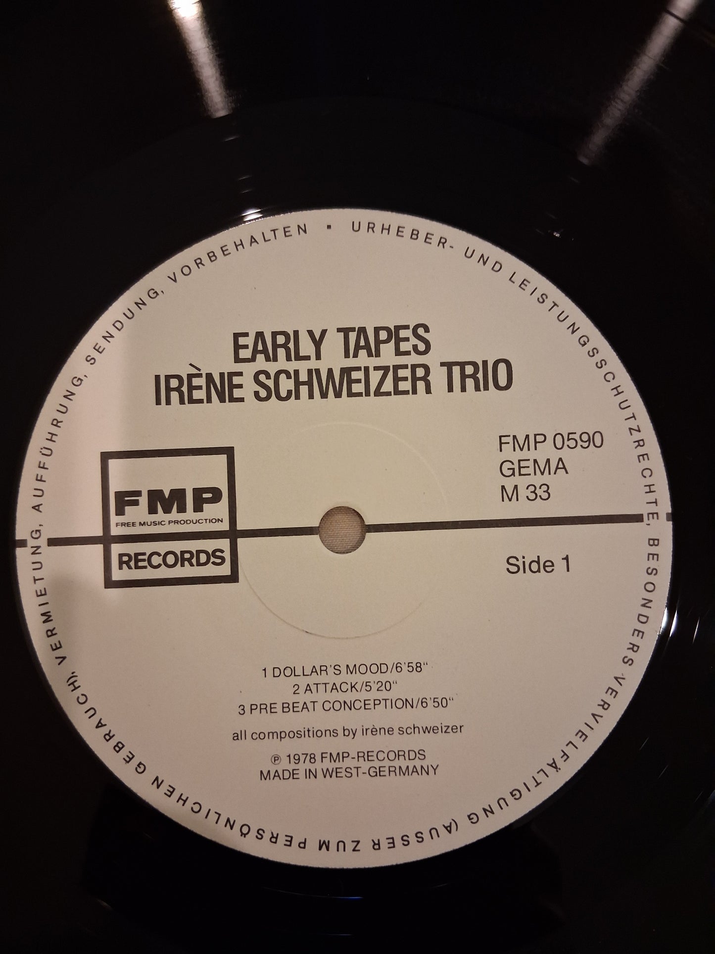 Irène Schweizer Trio – Early Tapes