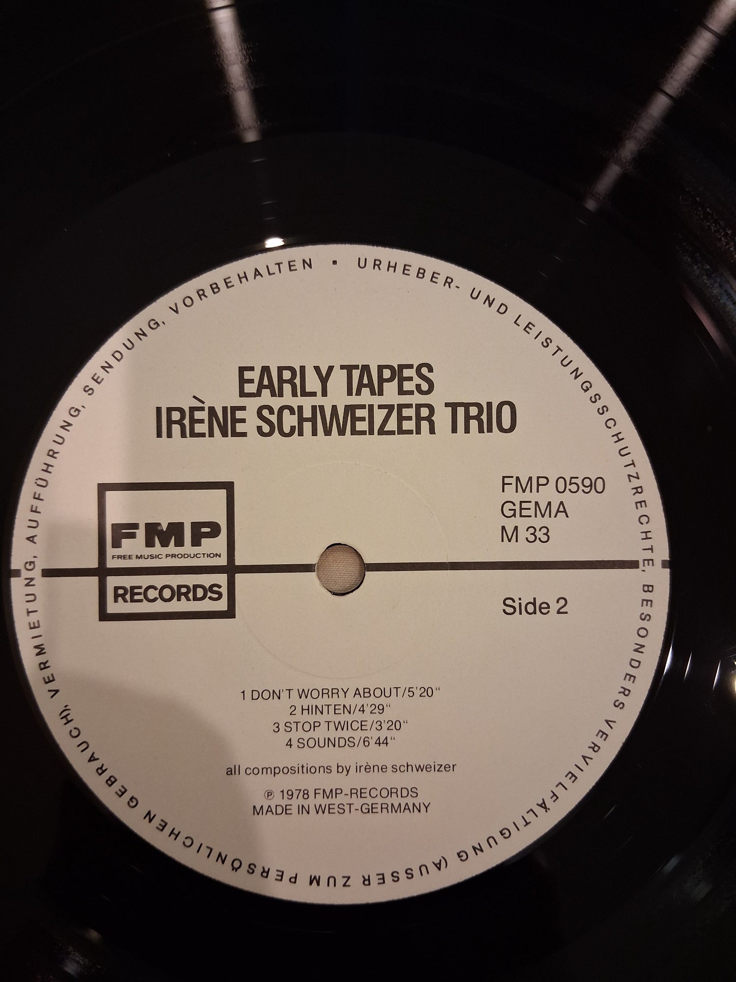 Irène Schweizer Trio – Early Tapes
