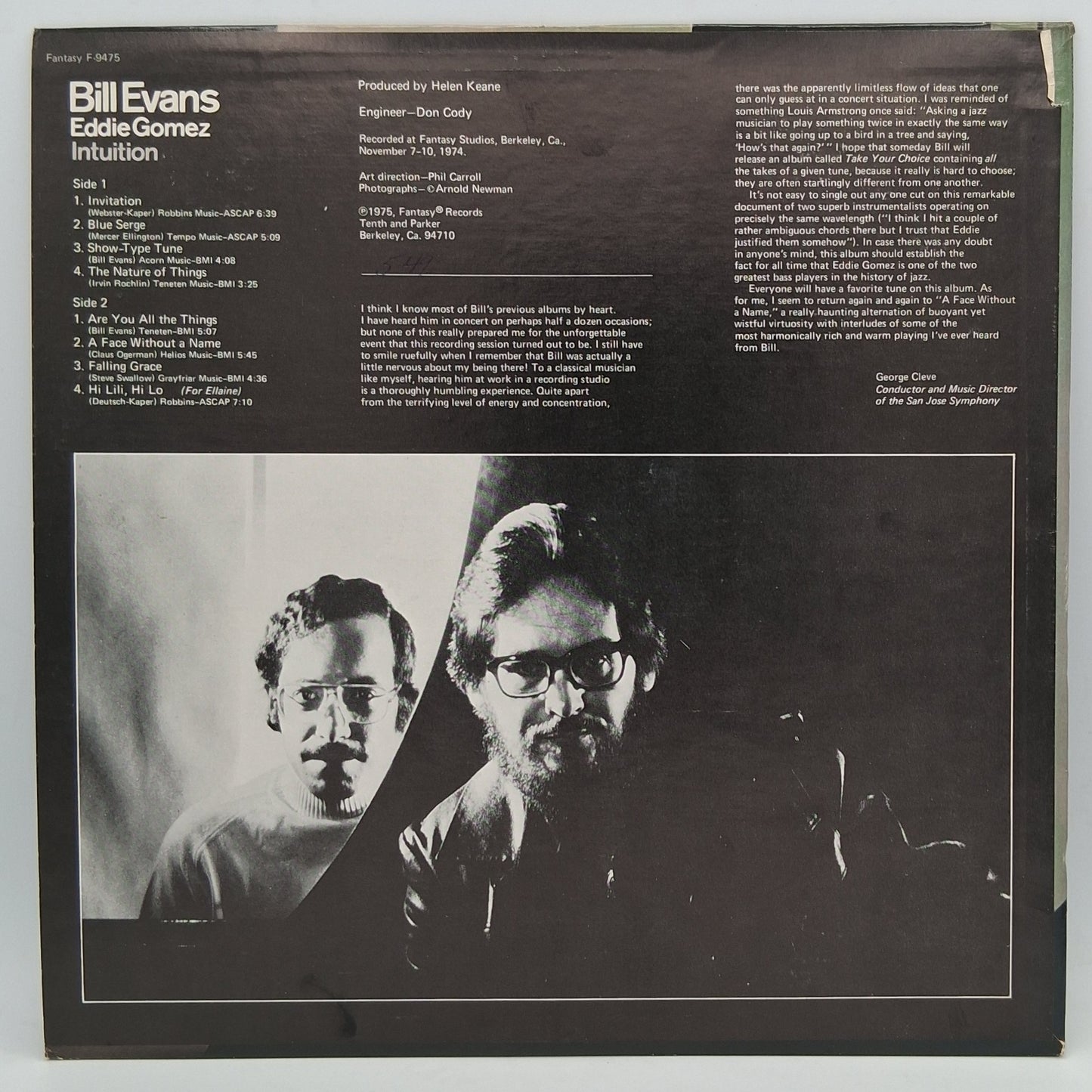 Bill Evans / Eddie Gomez – Intuition