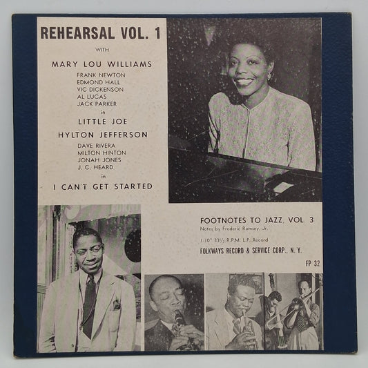 Mary Lou Williams, Hylton Jefferson – Rehearsal Vol. 1
