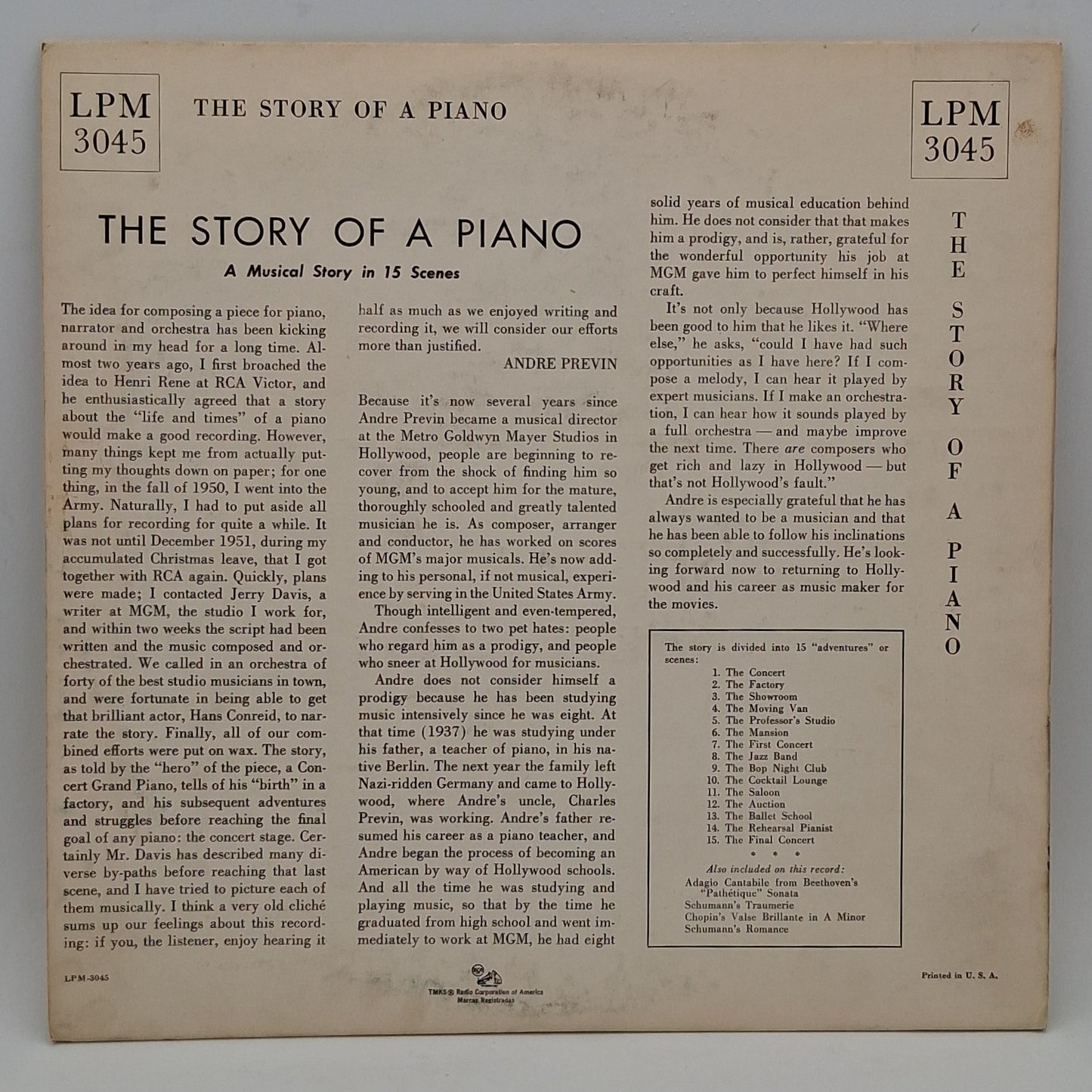 André Previn – The Story Of A Piano