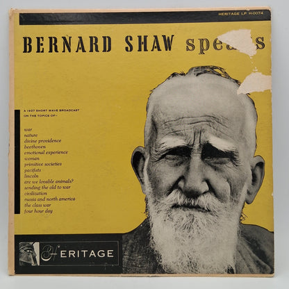 George Bernard Shaw – Bernard Shaw Speaks