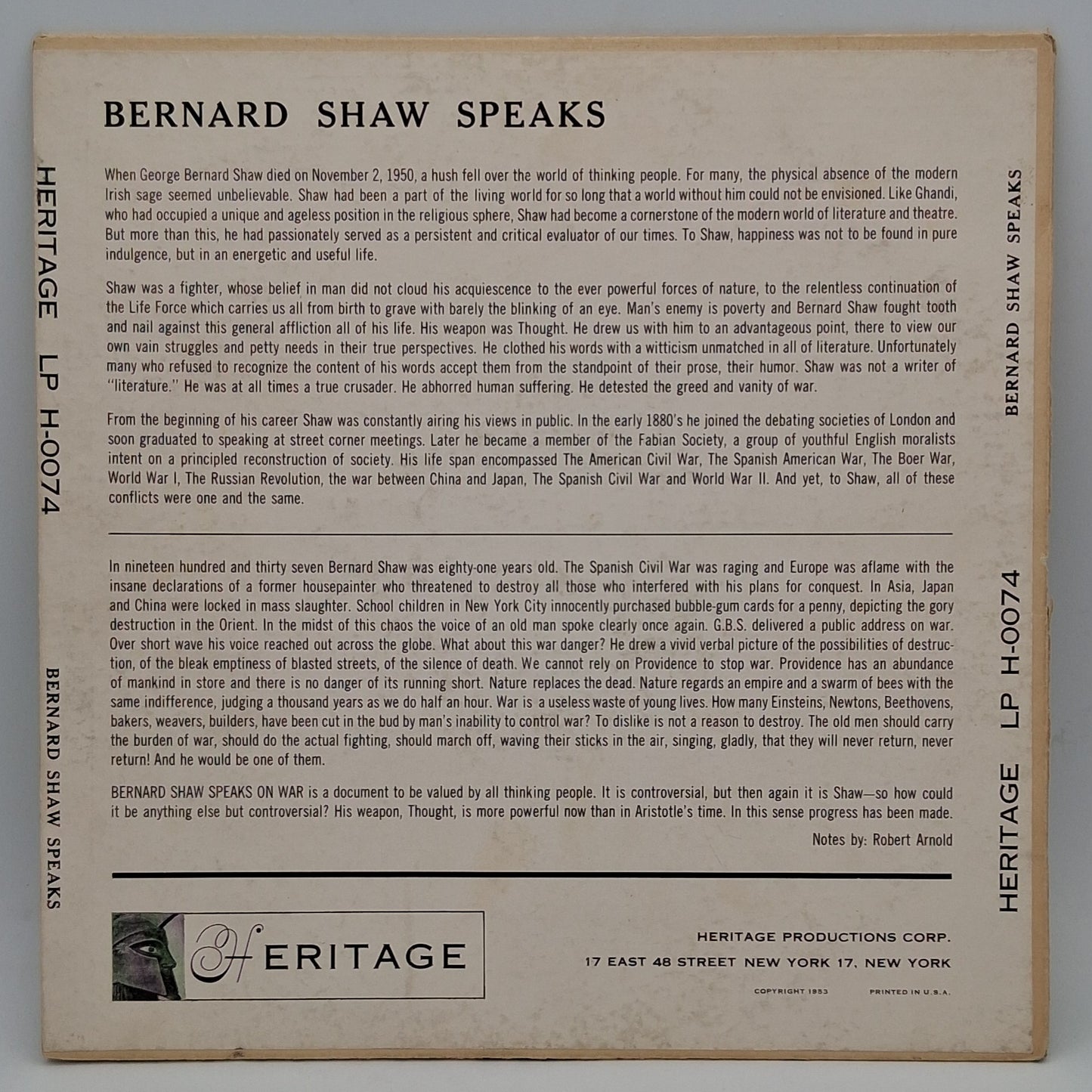 George Bernard Shaw – Bernard Shaw Speaks