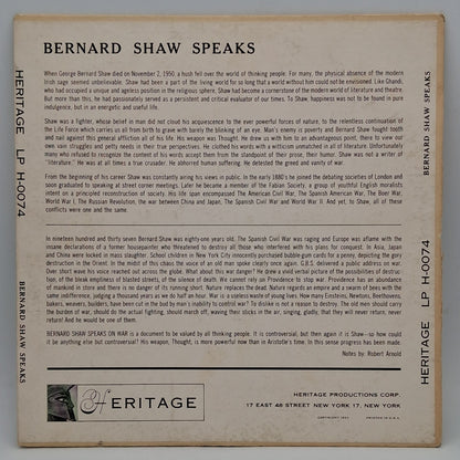 George Bernard Shaw – Bernard Shaw Speaks