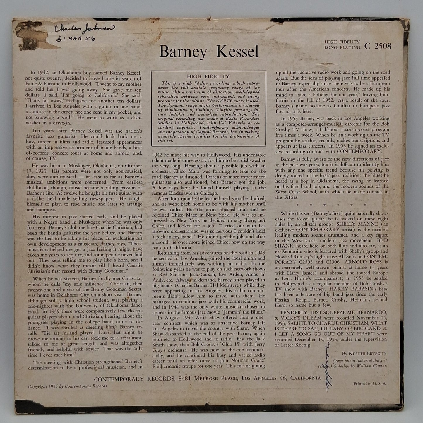 Barney Kessel – Barney Kessel