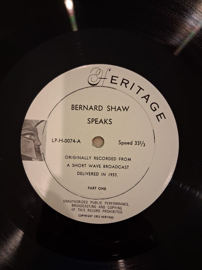 George Bernard Shaw – Bernard Shaw Speaks