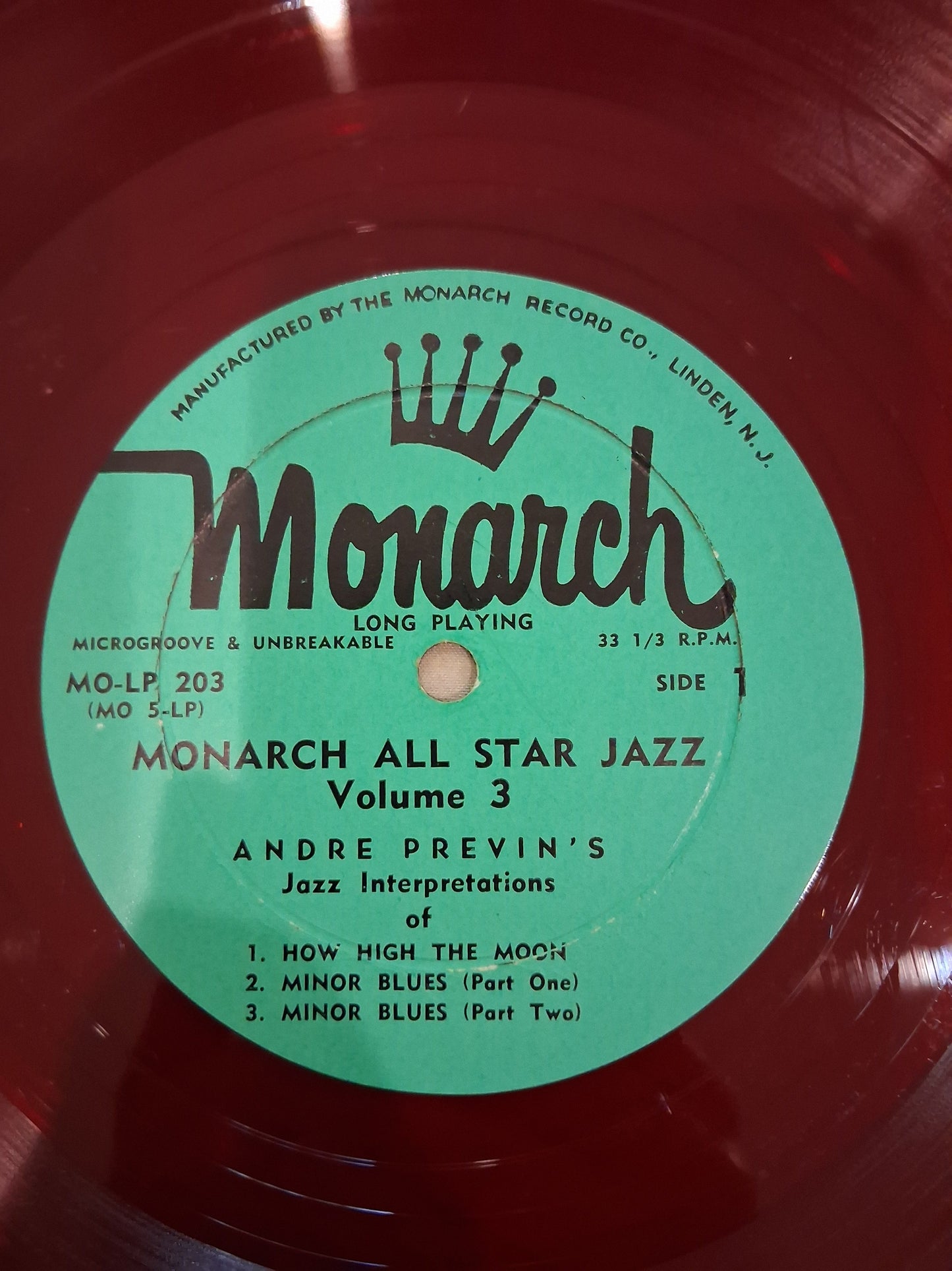 André Previn – Monarch All Star Jazz Volume 3