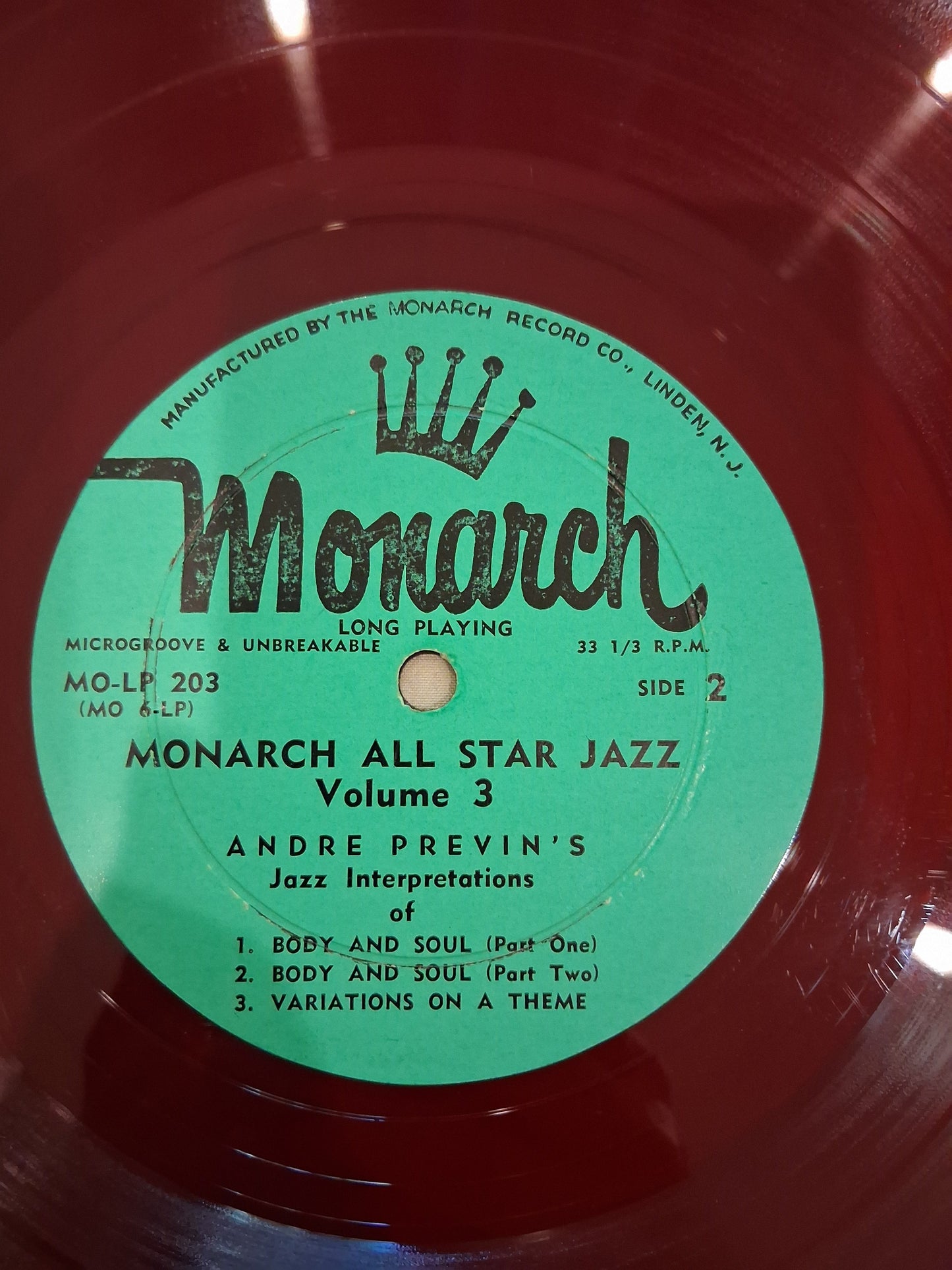 André Previn – Monarch All Star Jazz Volume 3