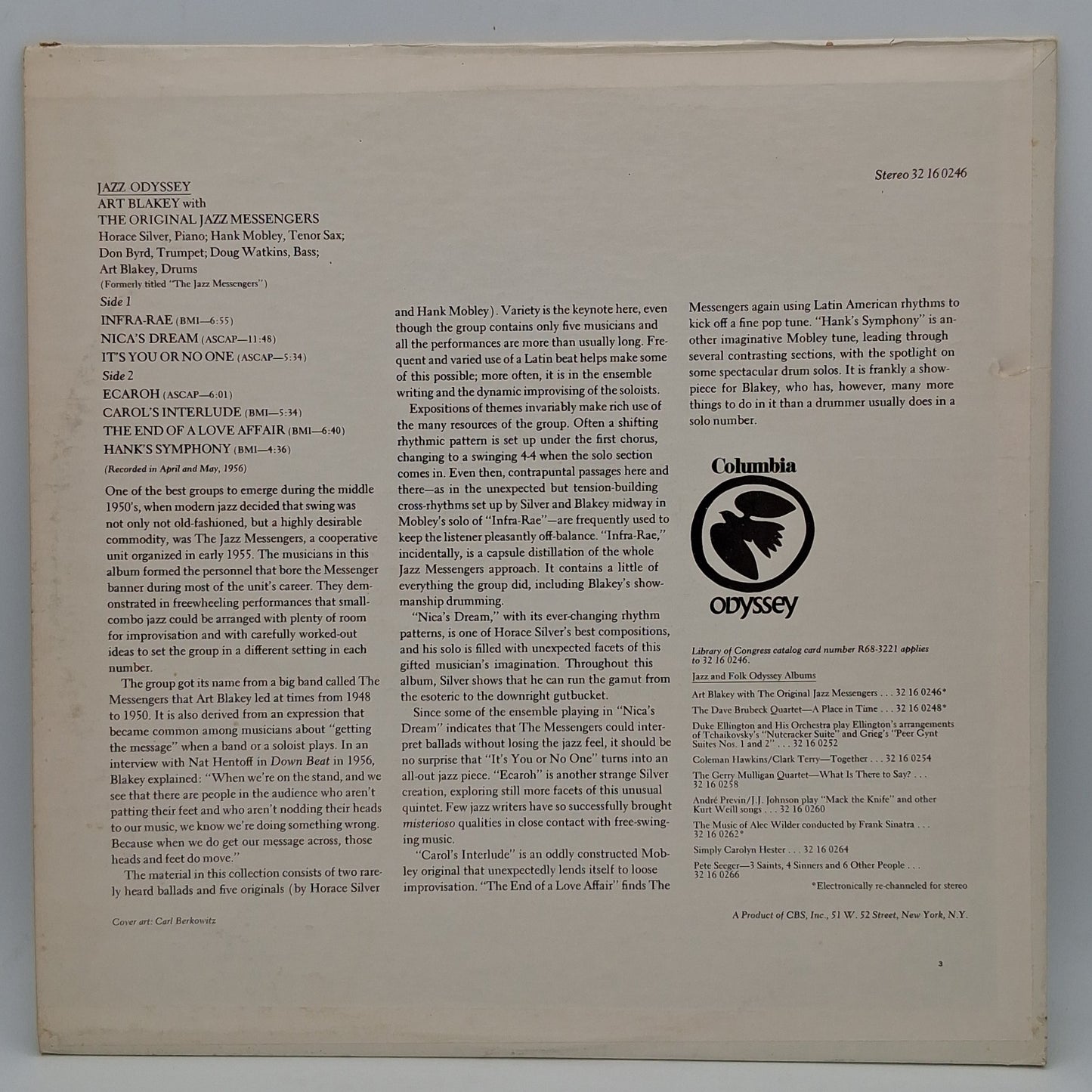 Art Blakey With The Original Jazz Messengers – Art Blakey With The Original Jazz Messengers