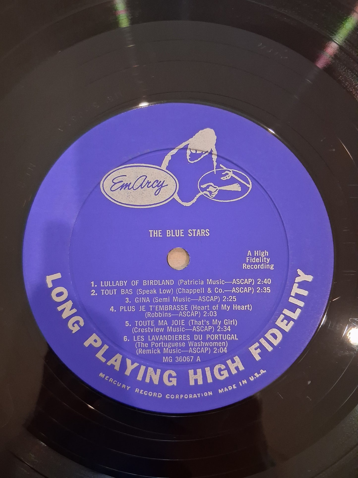 Blue Stars Of France – Lullaby Of Birdland (And Other Famous Hits By The Blue Stars Of France)