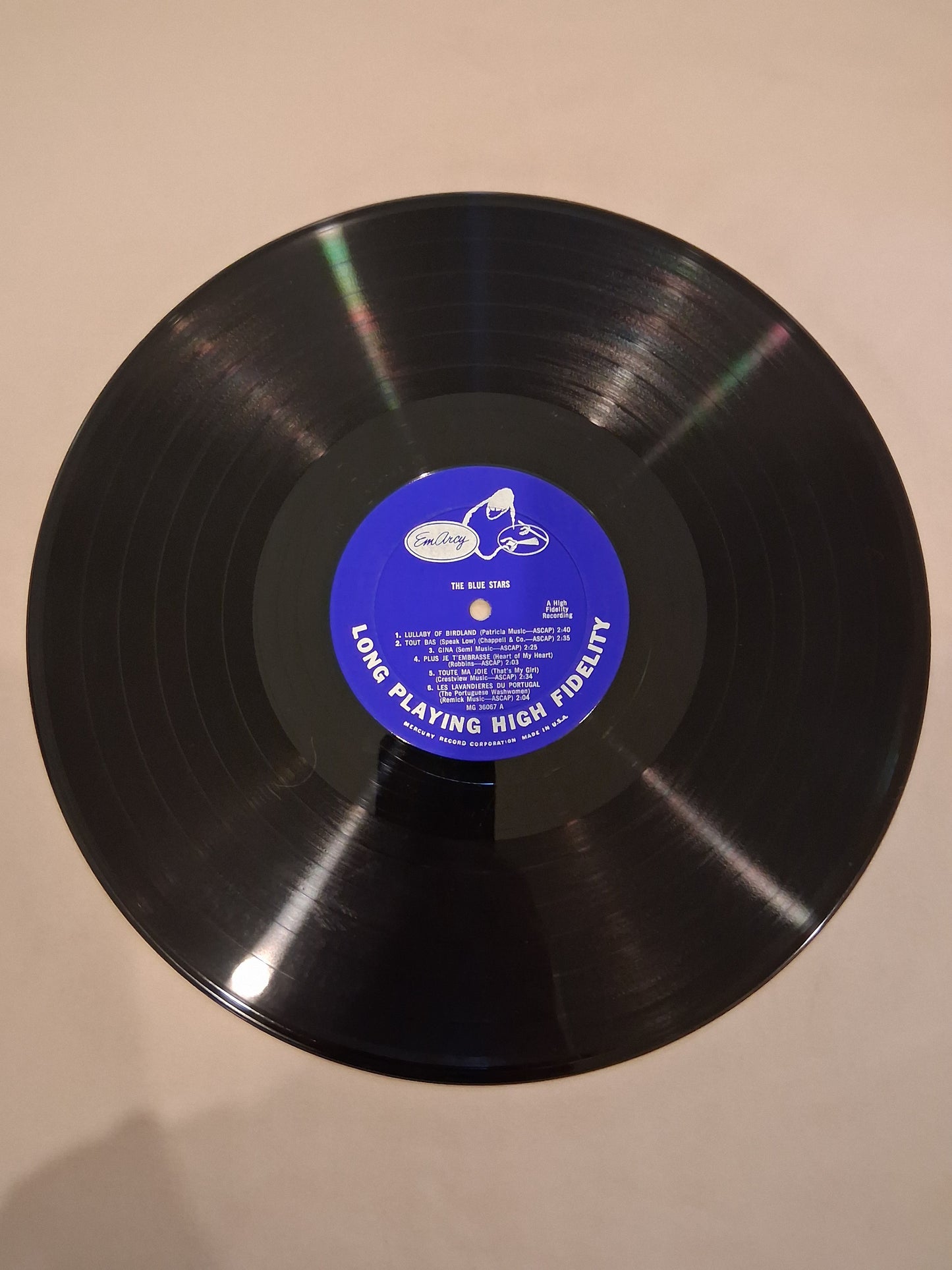 Blue Stars Of France – Lullaby Of Birdland (And Other Famous Hits By The Blue Stars Of France)