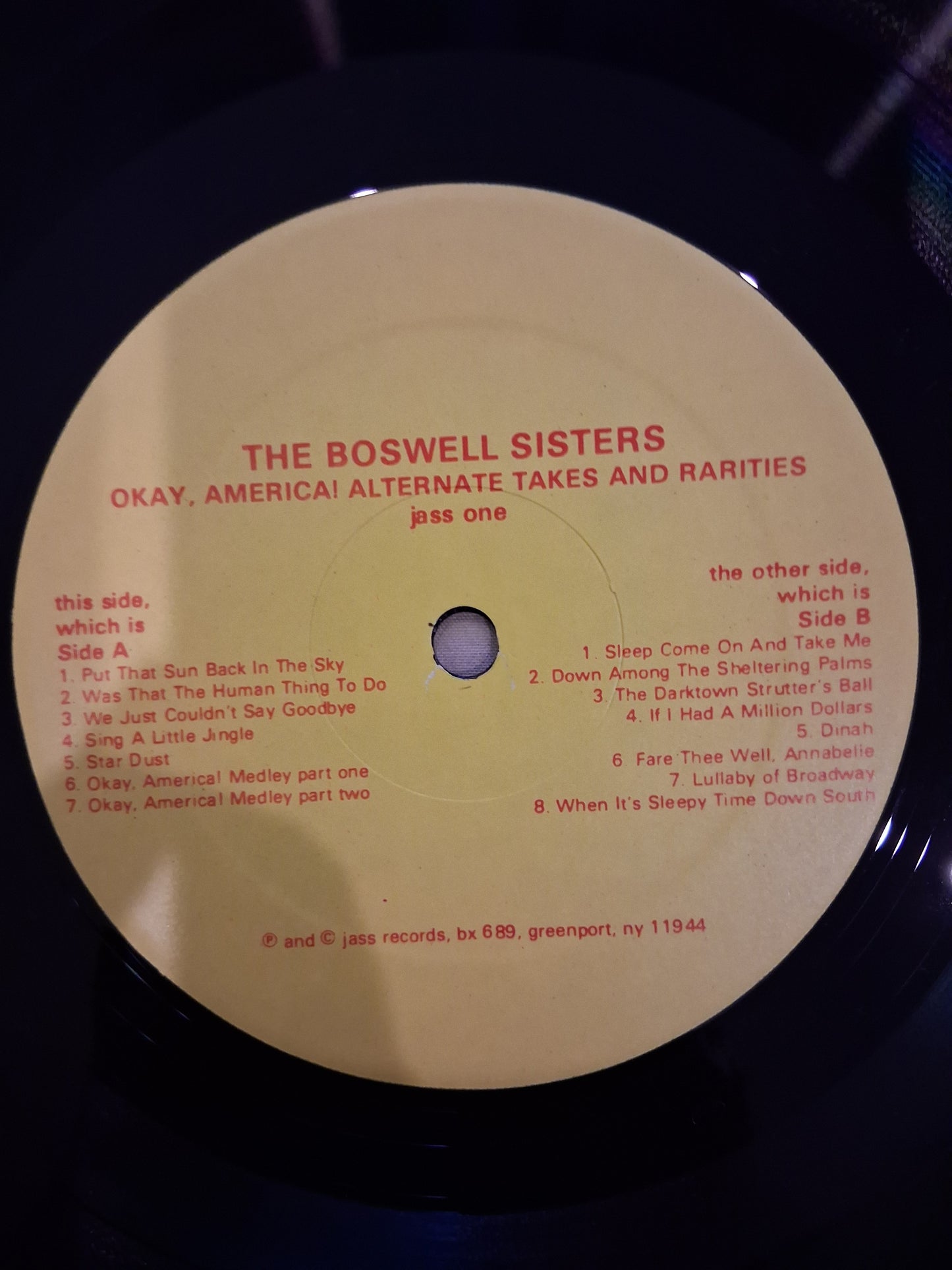 The Boswell Sisters – Okay, America! - Alternate Takes And Rarities