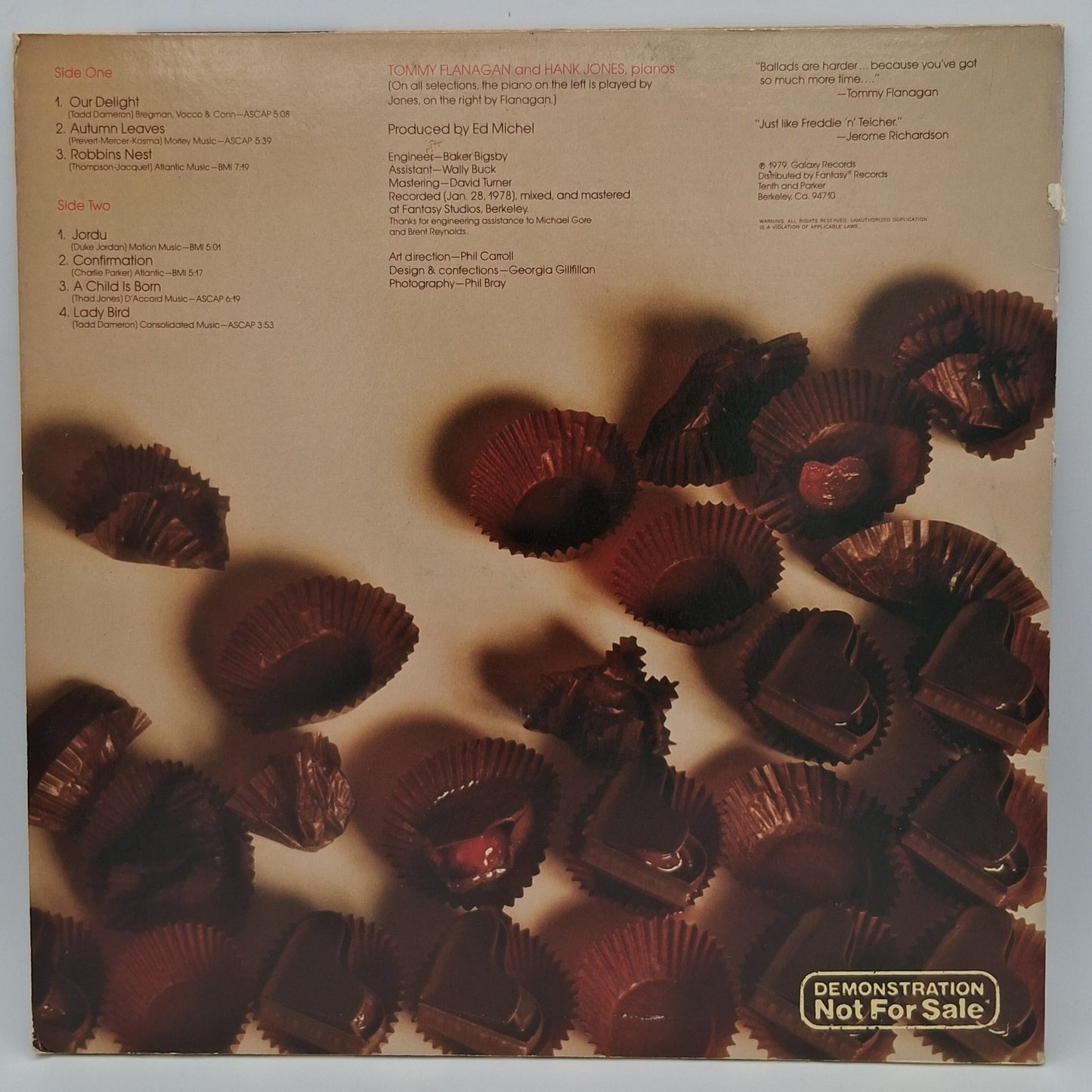 Tommy Flanagan And Hank Jones – Our Delights