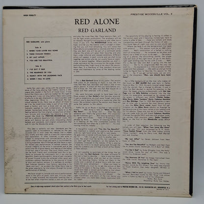 Red Garland – Red Alone - Volume 3