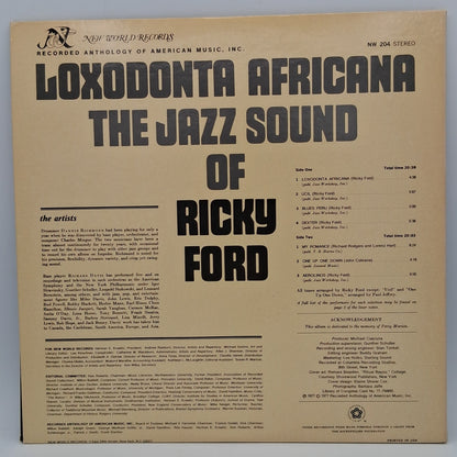 Ricky Ford – Loxodonta Africana