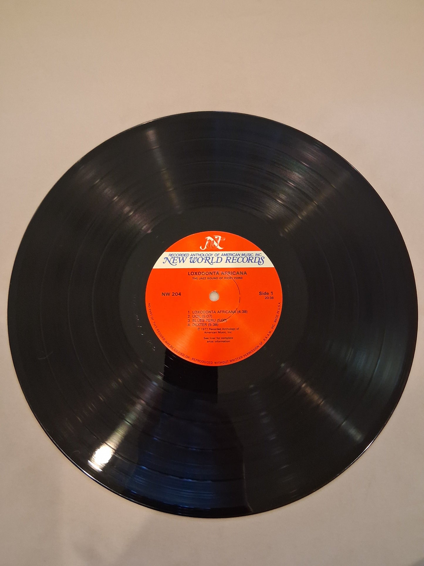 Ricky Ford – Loxodonta Africana